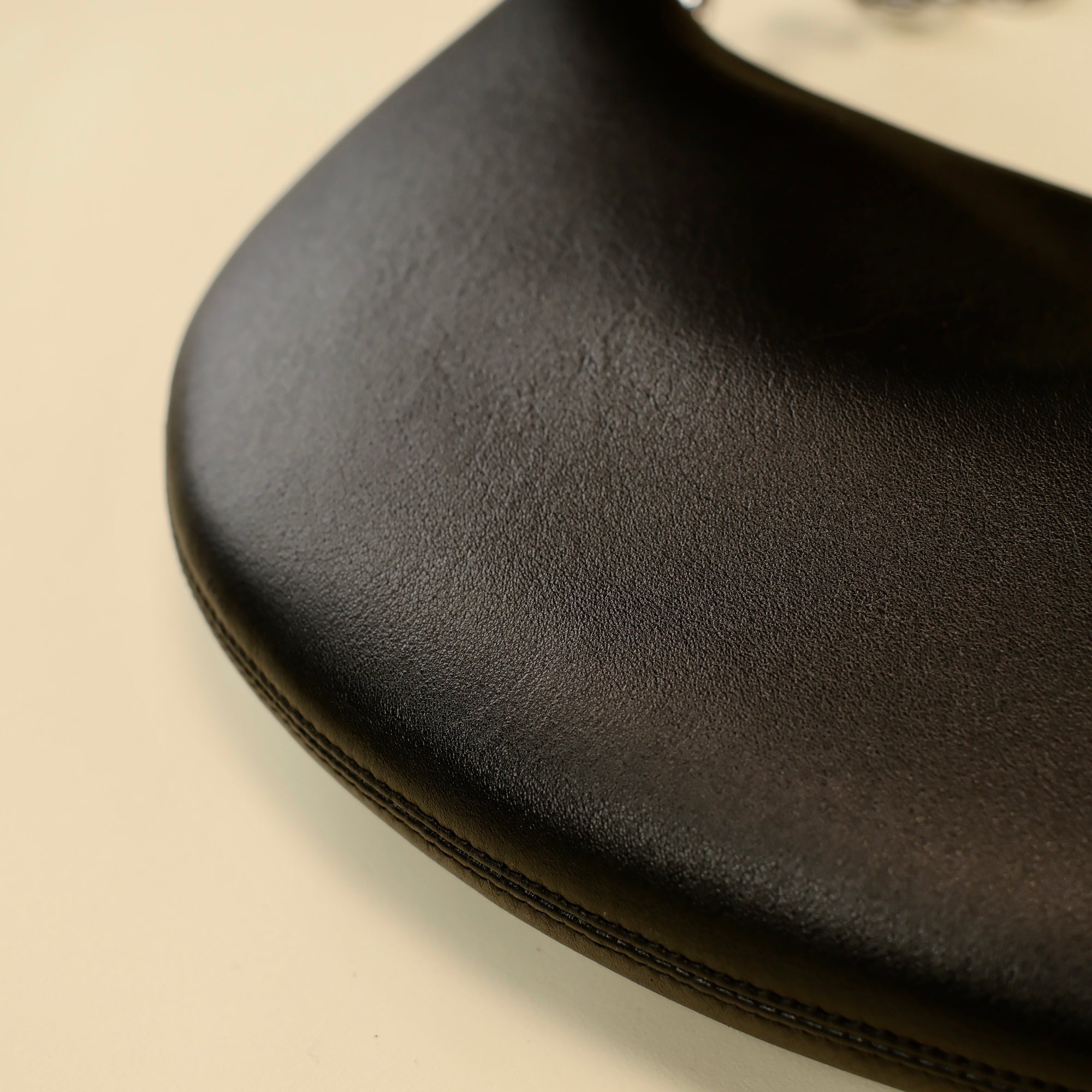 Luna Bag | Oversized Black with Silver Chain