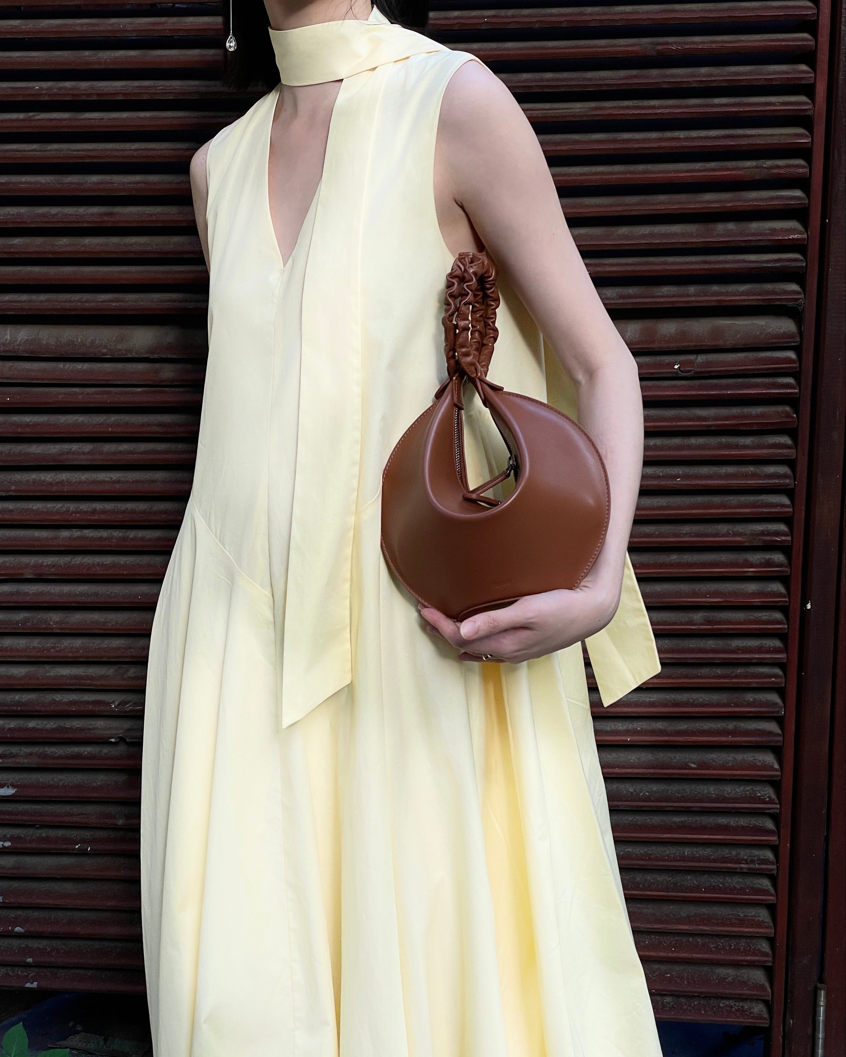 Fortune Cookie Bag | Brown