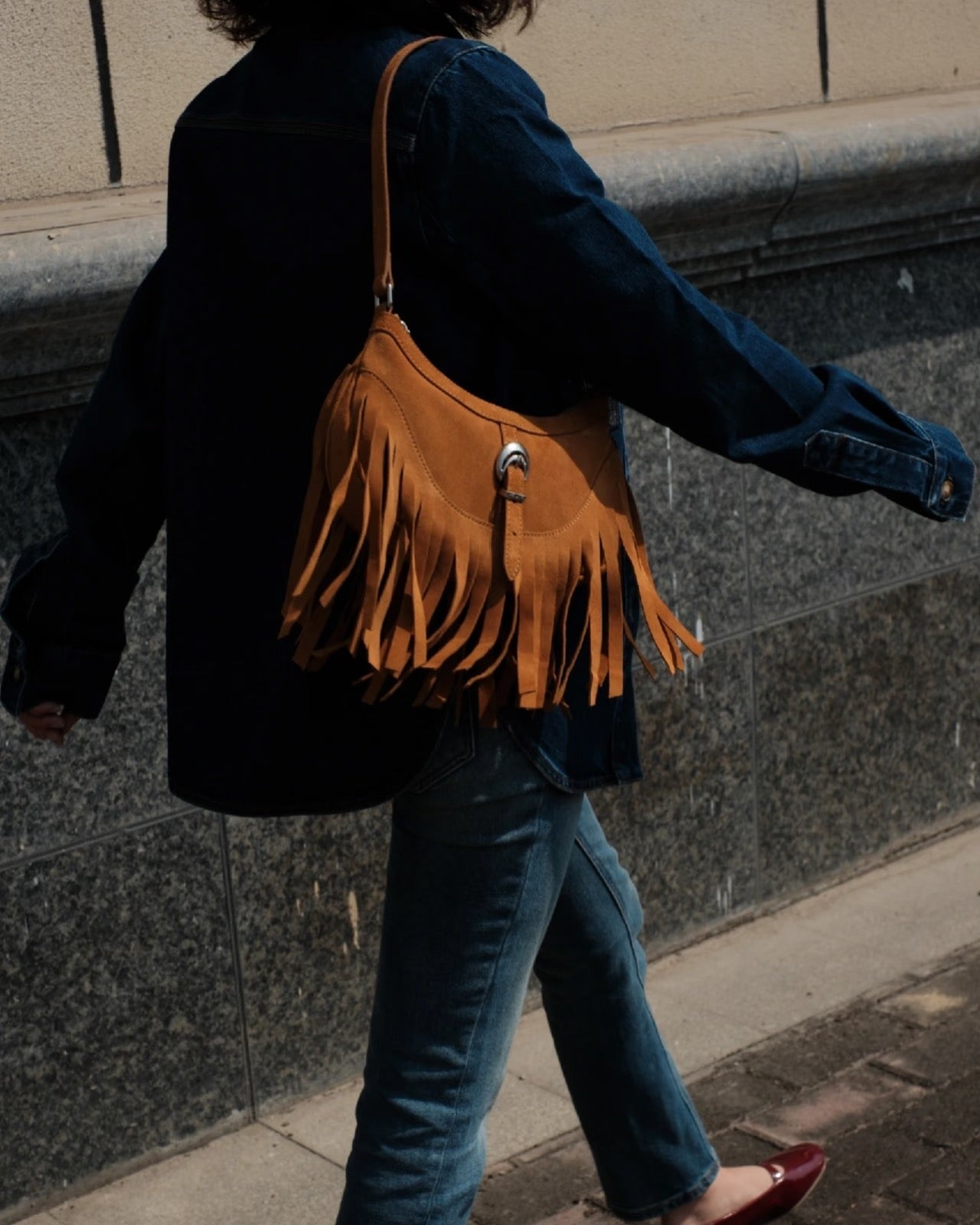 Fringe Bag | Oversized Brown