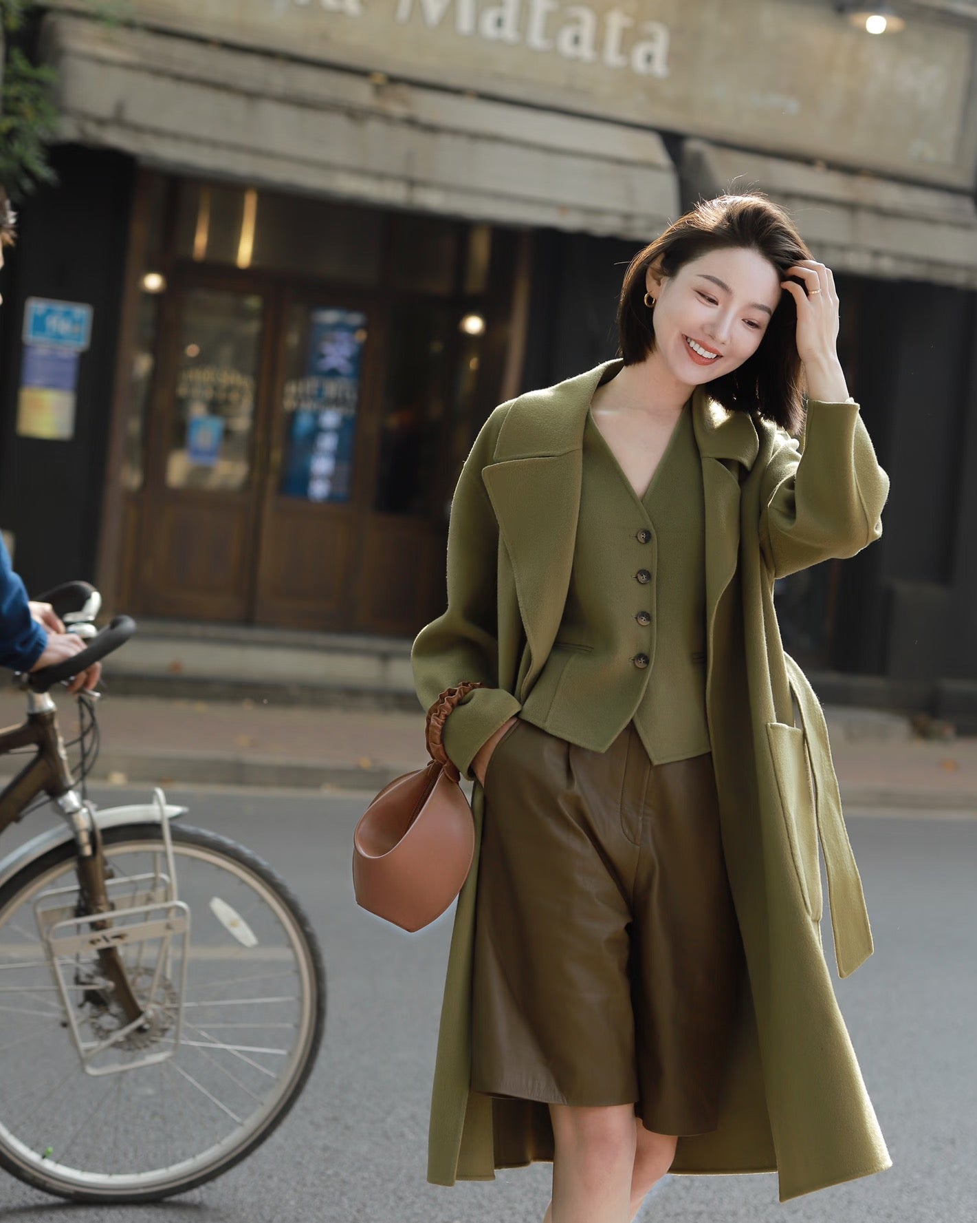 Fortune Cookie Bag | Brown