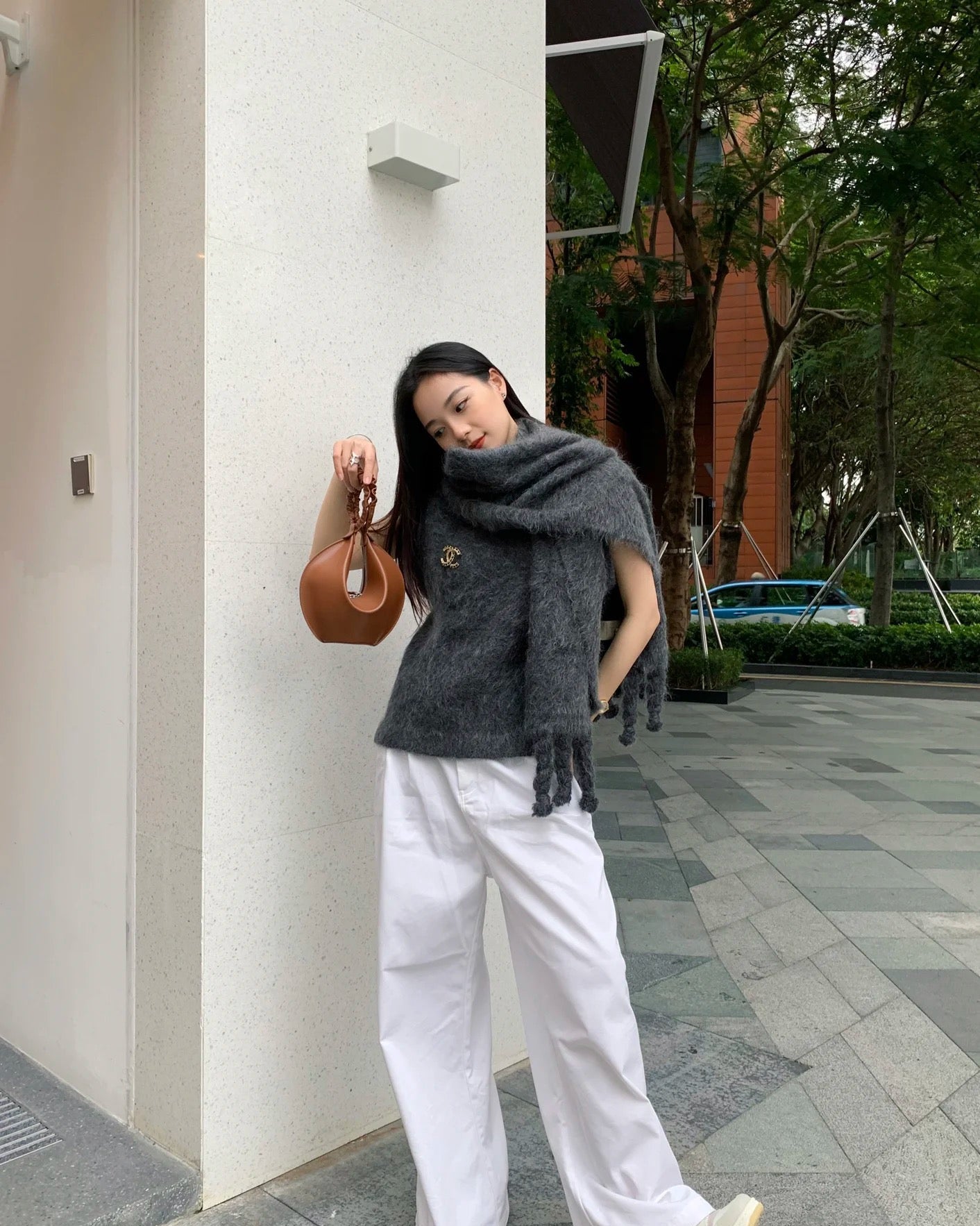 Fortune Cookie Bag | Brown